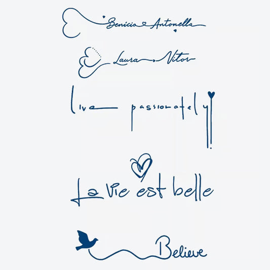 Names And Quotes Tattoo