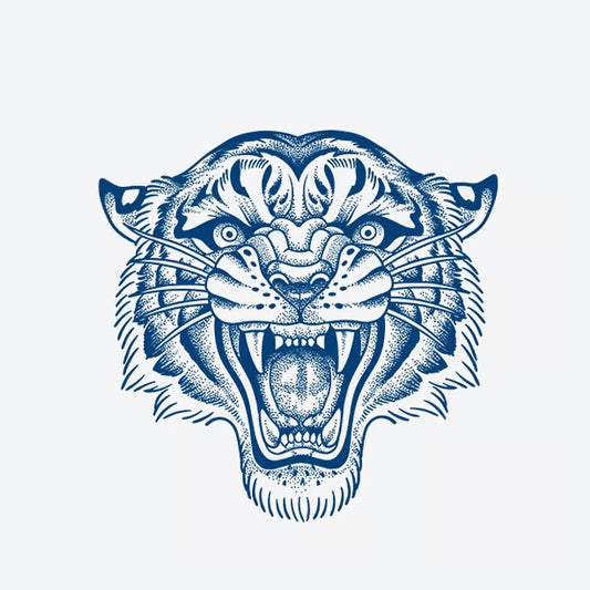 Roaring Tiger Head Tattoo