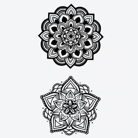 Mandala Flower Series Tattoo