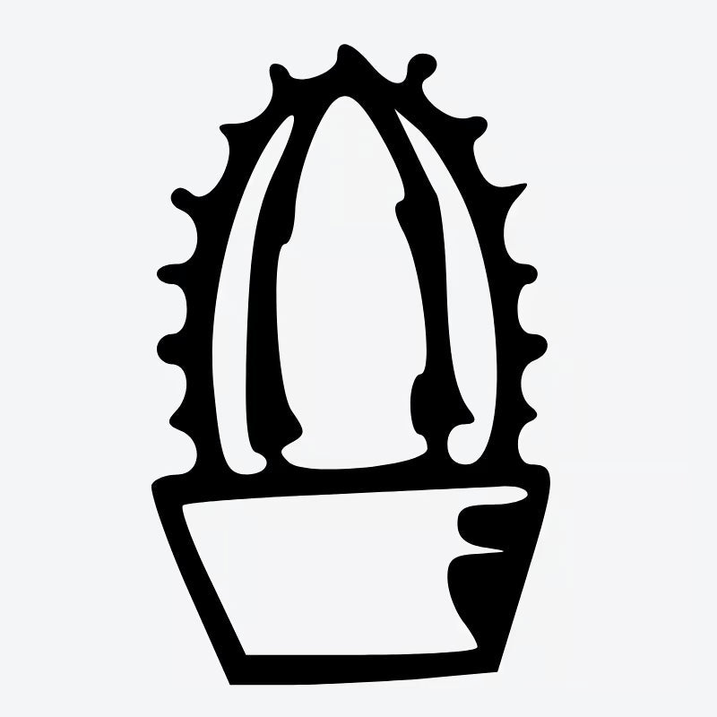 Cactus In Pot Tattoo