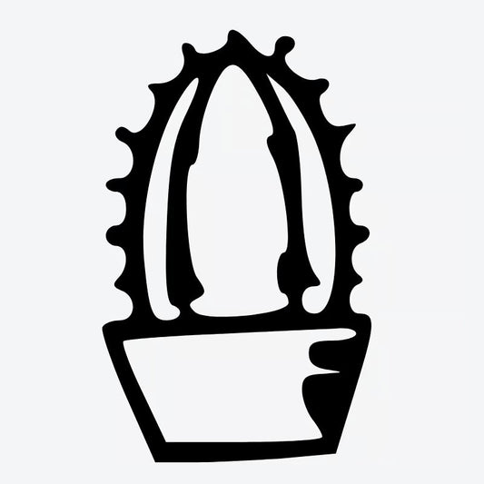 Cactus In Pot Tattoo