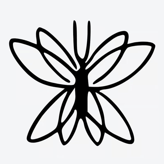 Abstract Butterfly Tattoo