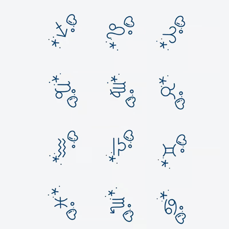 Zodiac Symbol Series Tattoo