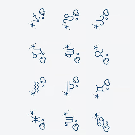 Zodiac Symbol Series Tattoo