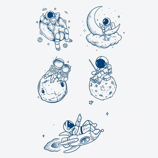 Astronaut Adventure Series Tattoo