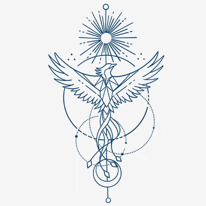 Phoenix Sun Mandala Tattoo