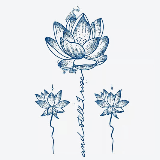Lotus Flower And Still I Rise Tattoo