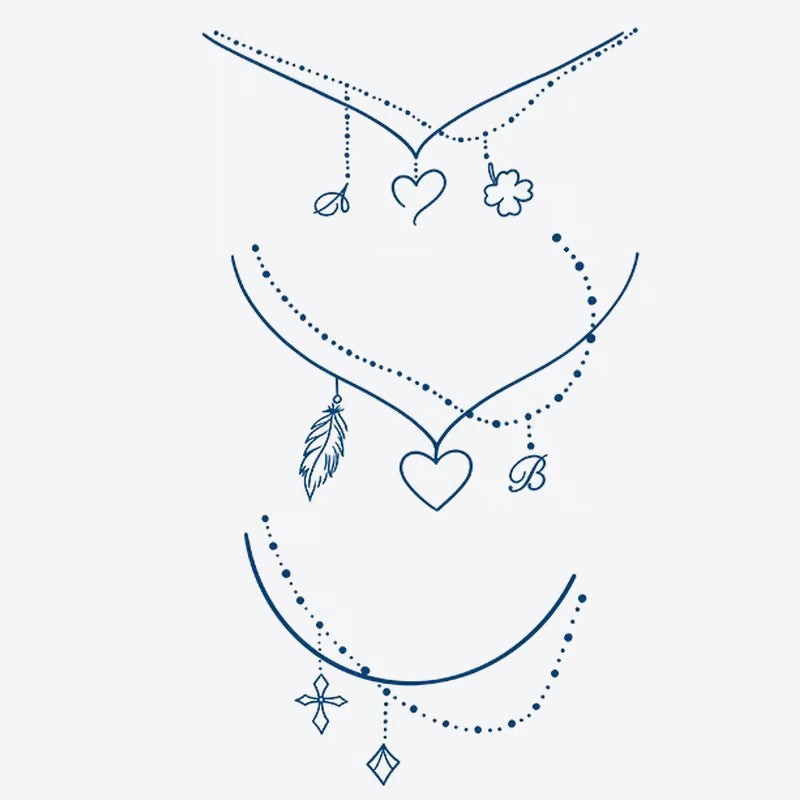 Jewelry Charm Necklace Tattoo