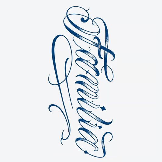 Calligraphy Family Tattoo