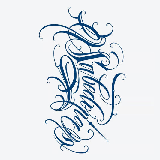 Cursive Lettering Tattoo