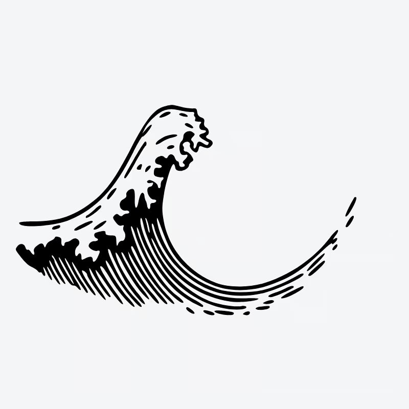 Ocean Wave Tattoo