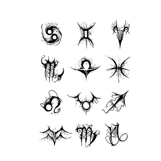 Mystical Symbol Series Tattoo