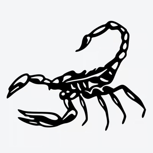 Scorpion Silhouette Tattoo