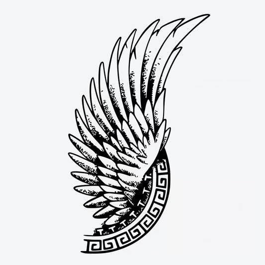 Winged Design Tattoo