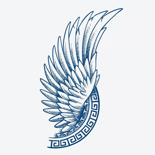 Winged Design Tattoo