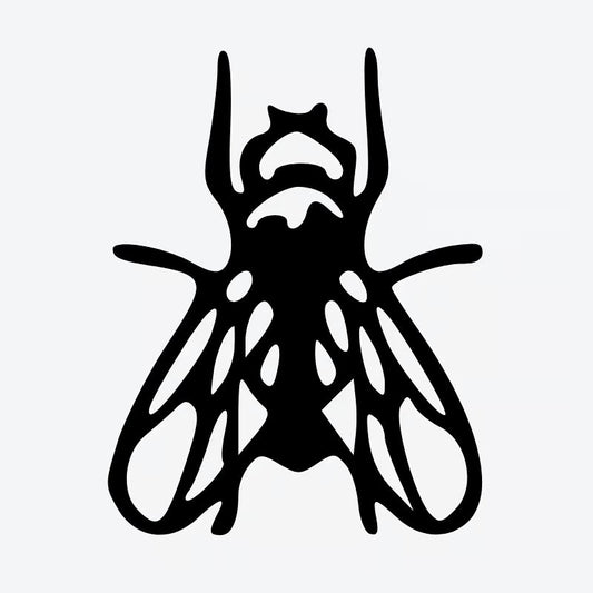Abstract Fly Tattoo