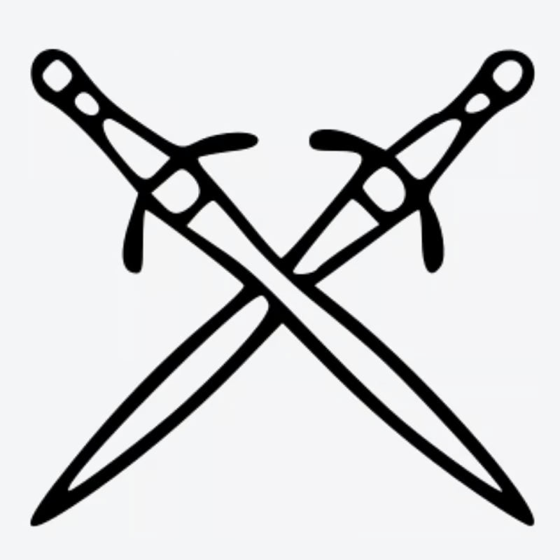 Crossed Swords Tattoo