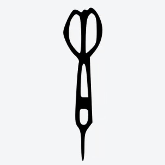 Scissors And Needle Tattoo