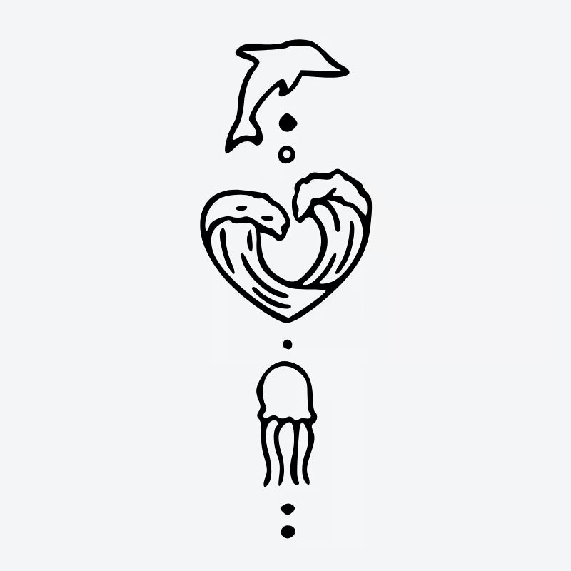 Ocean Love Tattoo