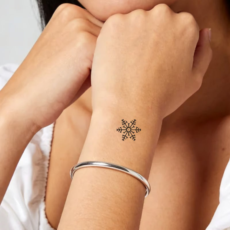 Mystical Snowflake Tattoo