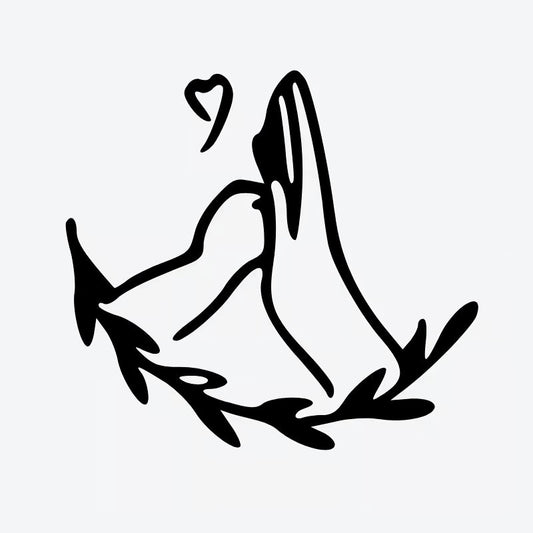 Praying Hands With Heart Tattoo