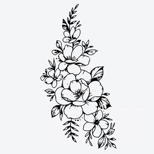 Floral Arrangement Tattoo