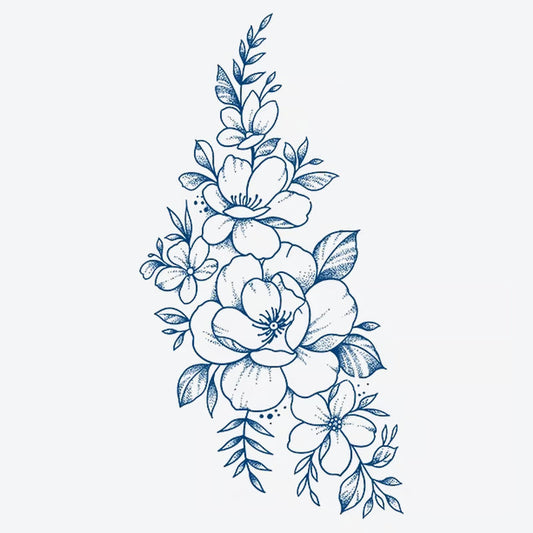 Floral Arrangement Tattoo