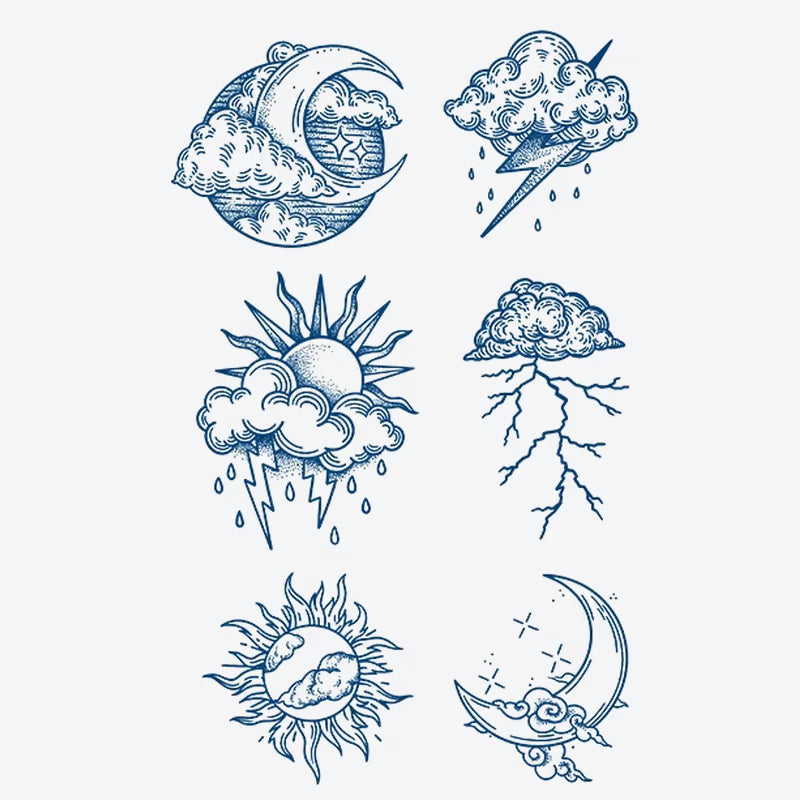 Weather Elements Series Tattoo