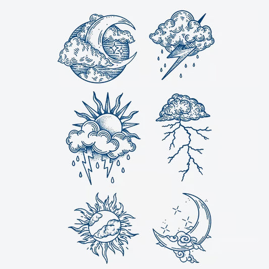 Weather Elements Series Tattoo
