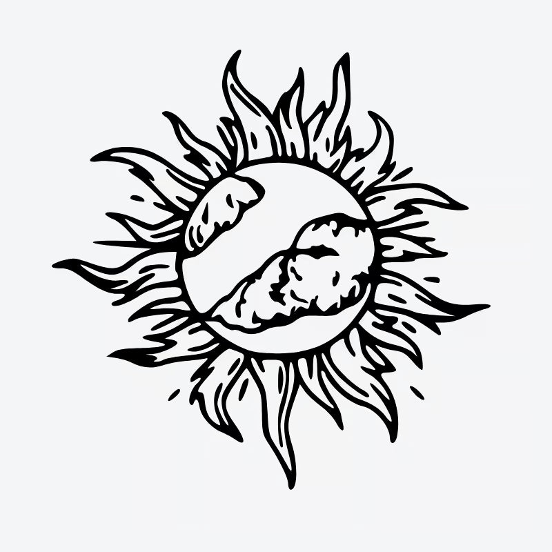 Sunshine and Moonlight Tattoo