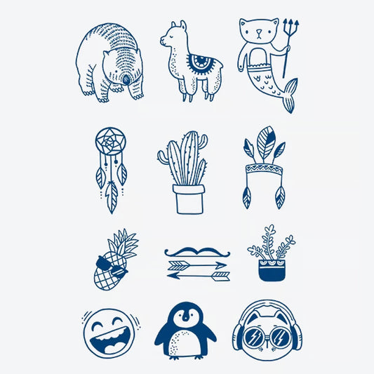 Animal And Plant Series Tattoo