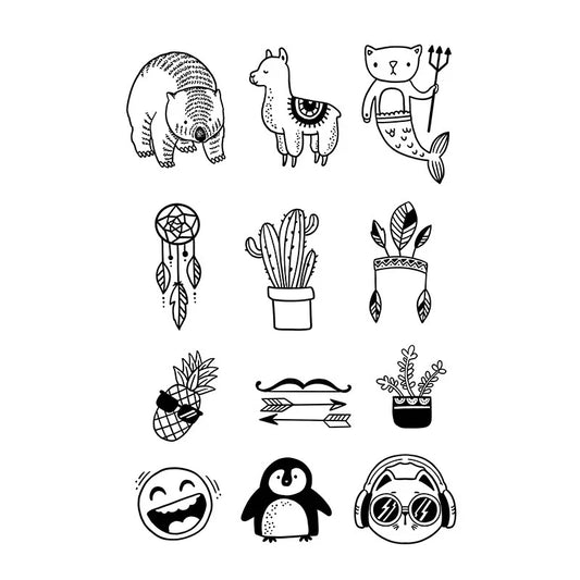 Animal And Plant Series Tattoo