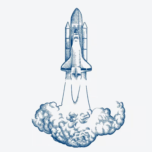 Rocket Launch Tattoo