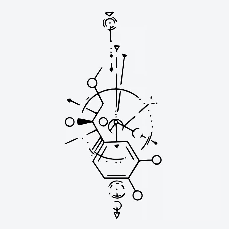 Geometric Alchemy Symbol Tattoo