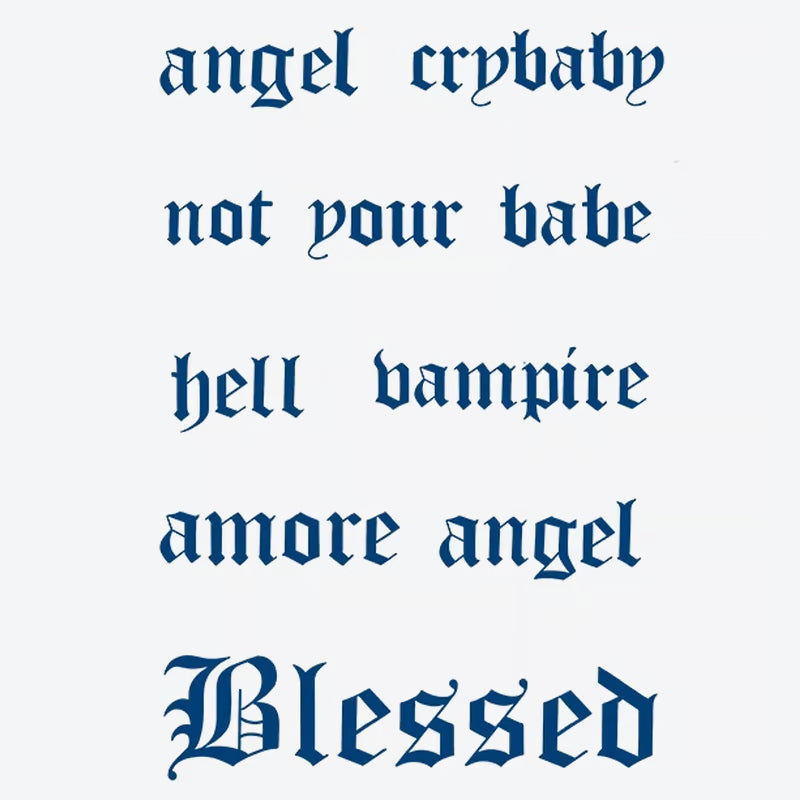 Text Tattoo Series Tattoo