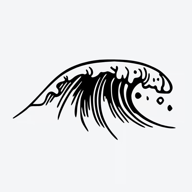 Ocean Wave Tattoo