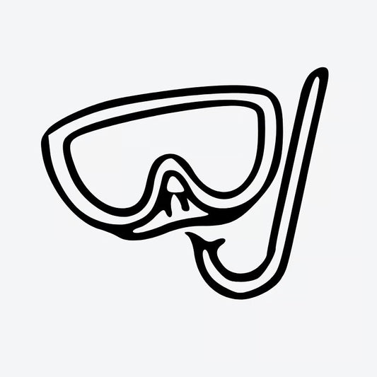 Diving Mask And Snorkel Tattoo