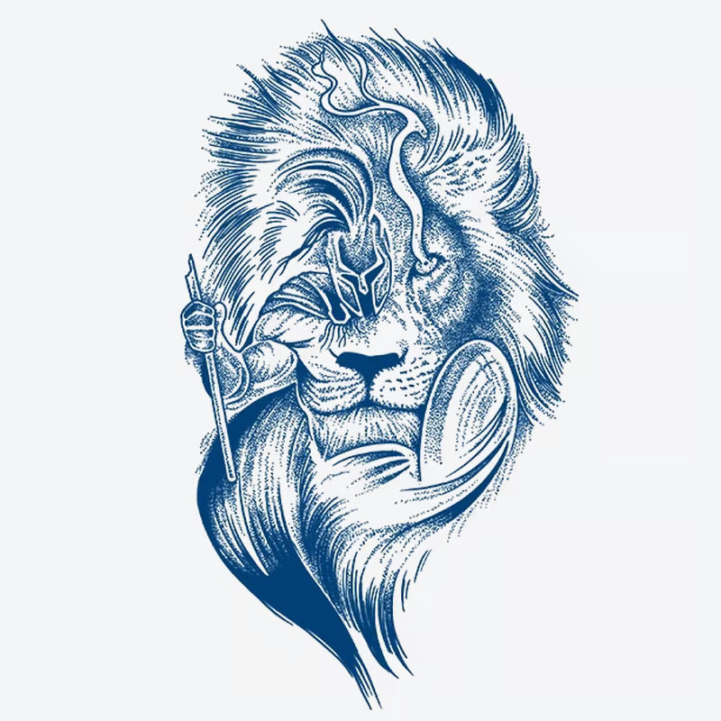 Lion Warrior Tattoo