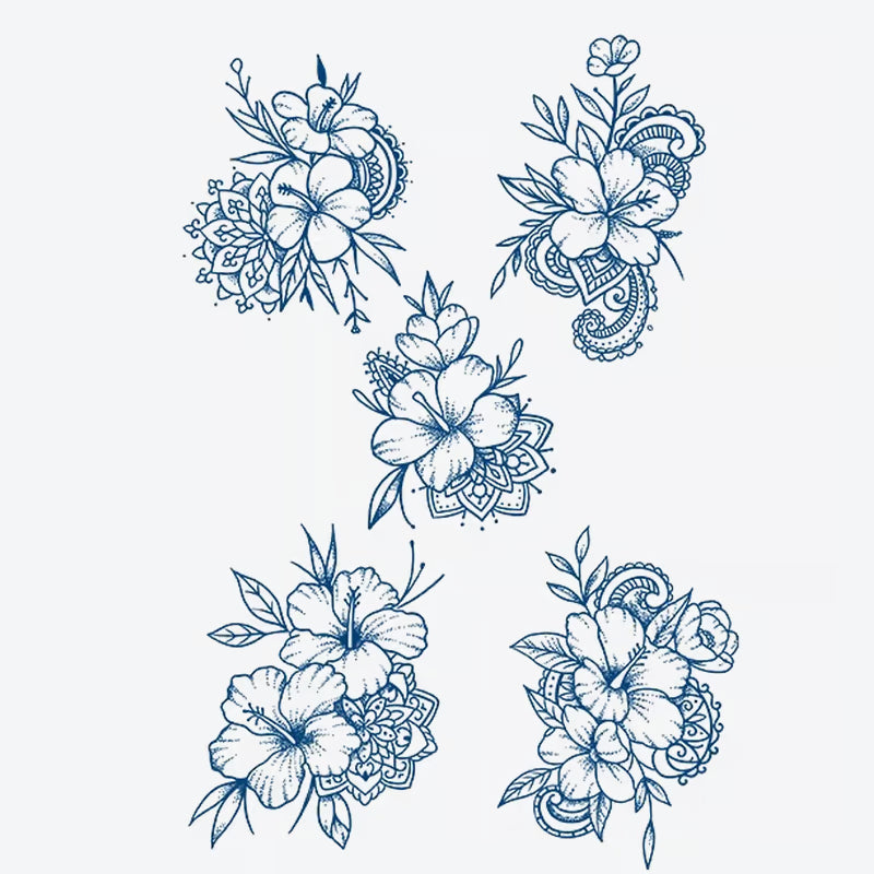 Floral Mandala Series Tattoo