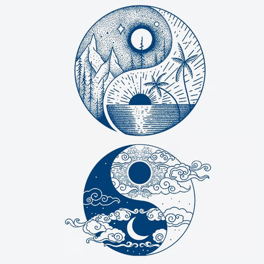Yin Yang Nature Tattoo