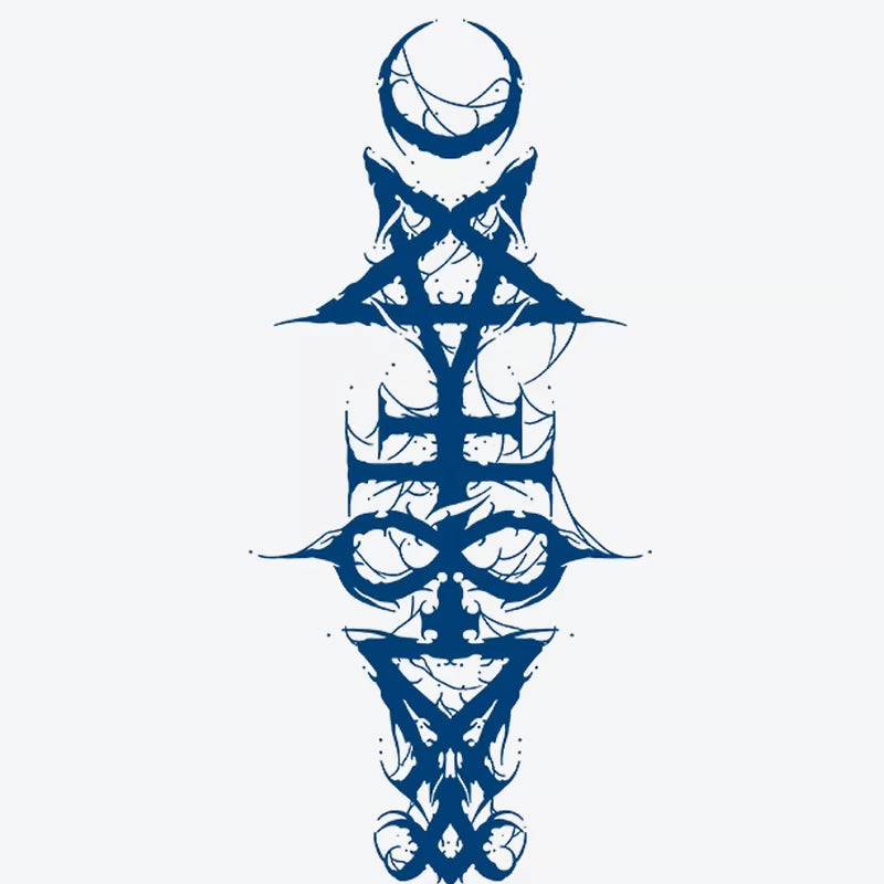 Abstract Celestial Symbol Tattoo