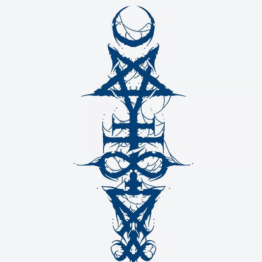 Abstract Celestial Symbol Tattoo