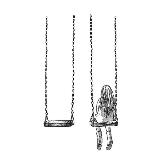 Swinging Girl Tattoo