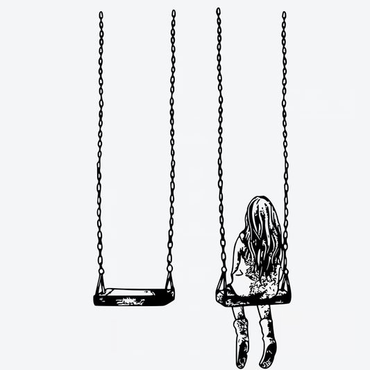 Swinging Girl Tattoo