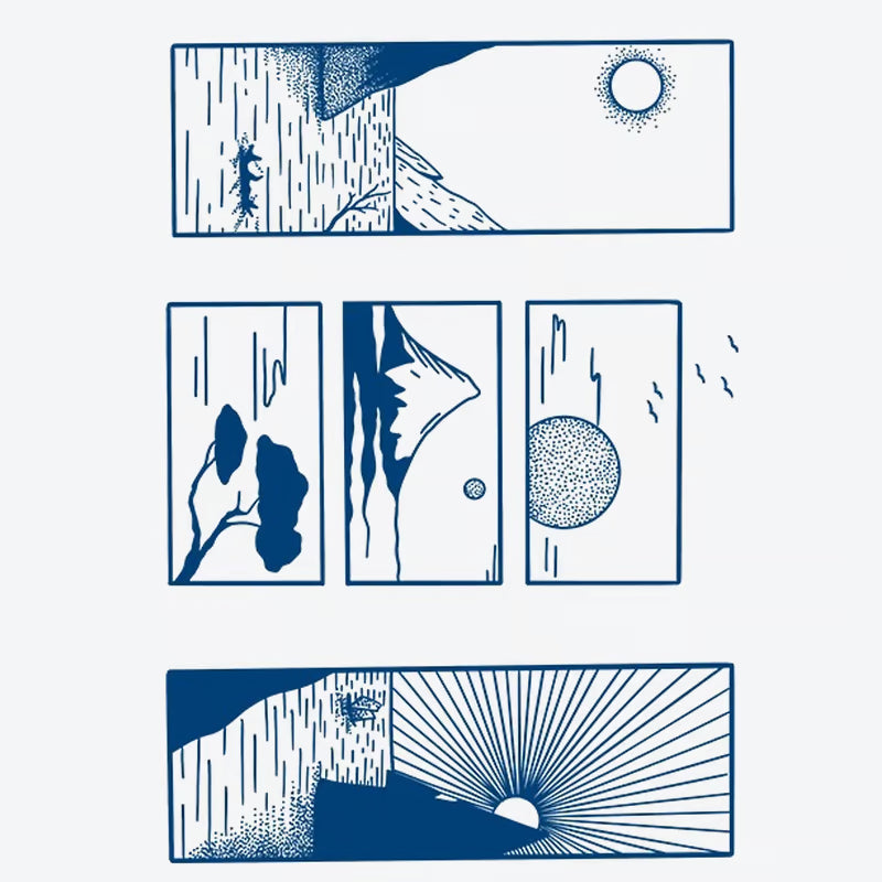 Mountain Sunset Series Tattoo