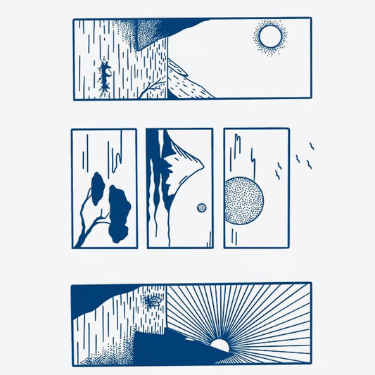 Mountain Sunset Series Tattoo