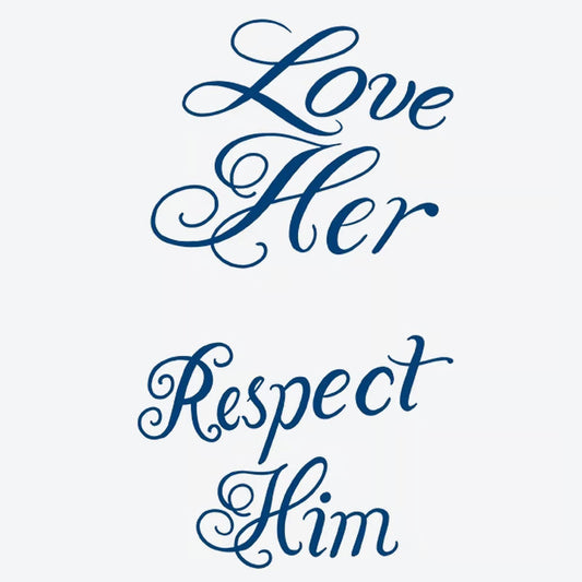 Love Her Respect Him Tattoo