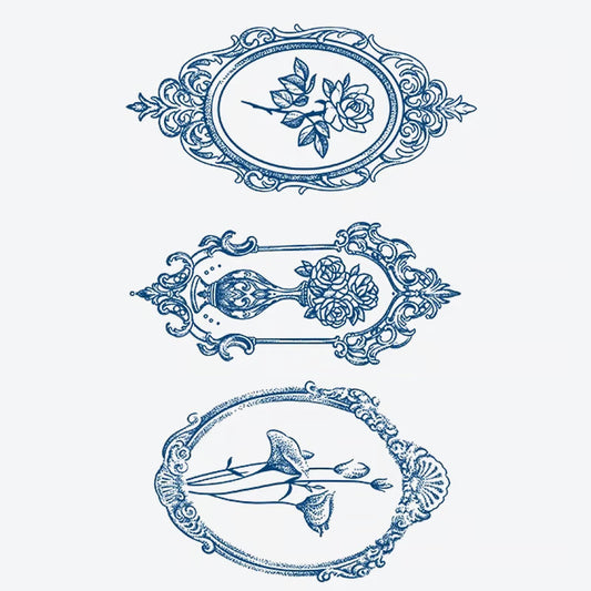 Floral Frame Series Tattoo