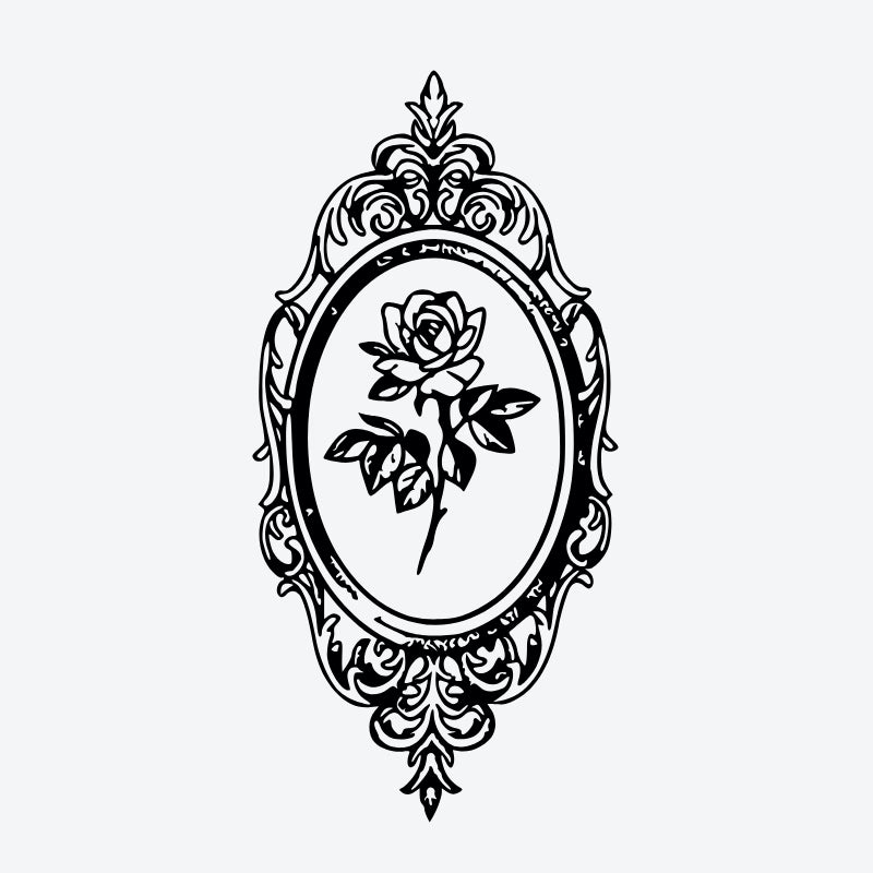 Floral Frame Series Tattoo