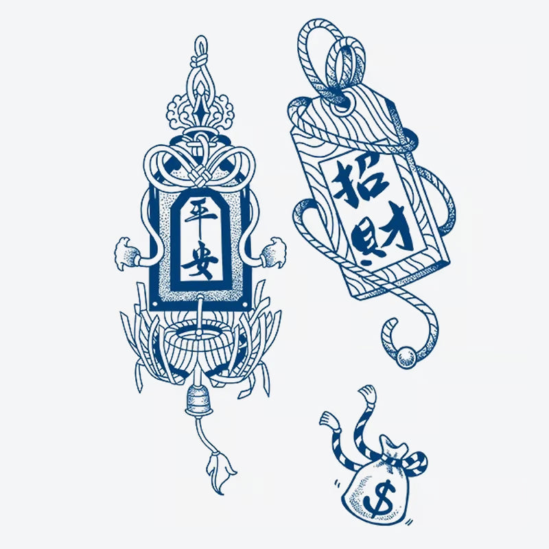 Lucky Charm Symbols Tattoo